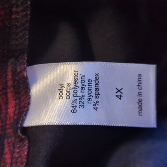 Maurices Plaid Skirt 4x - Picture 7 of 9